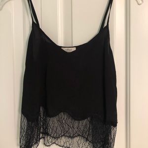Aritzia Wilfred Silk Crop Cami - XS